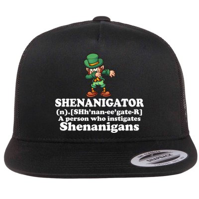 Shenanigator Definition Flat Bill Trucker Hat