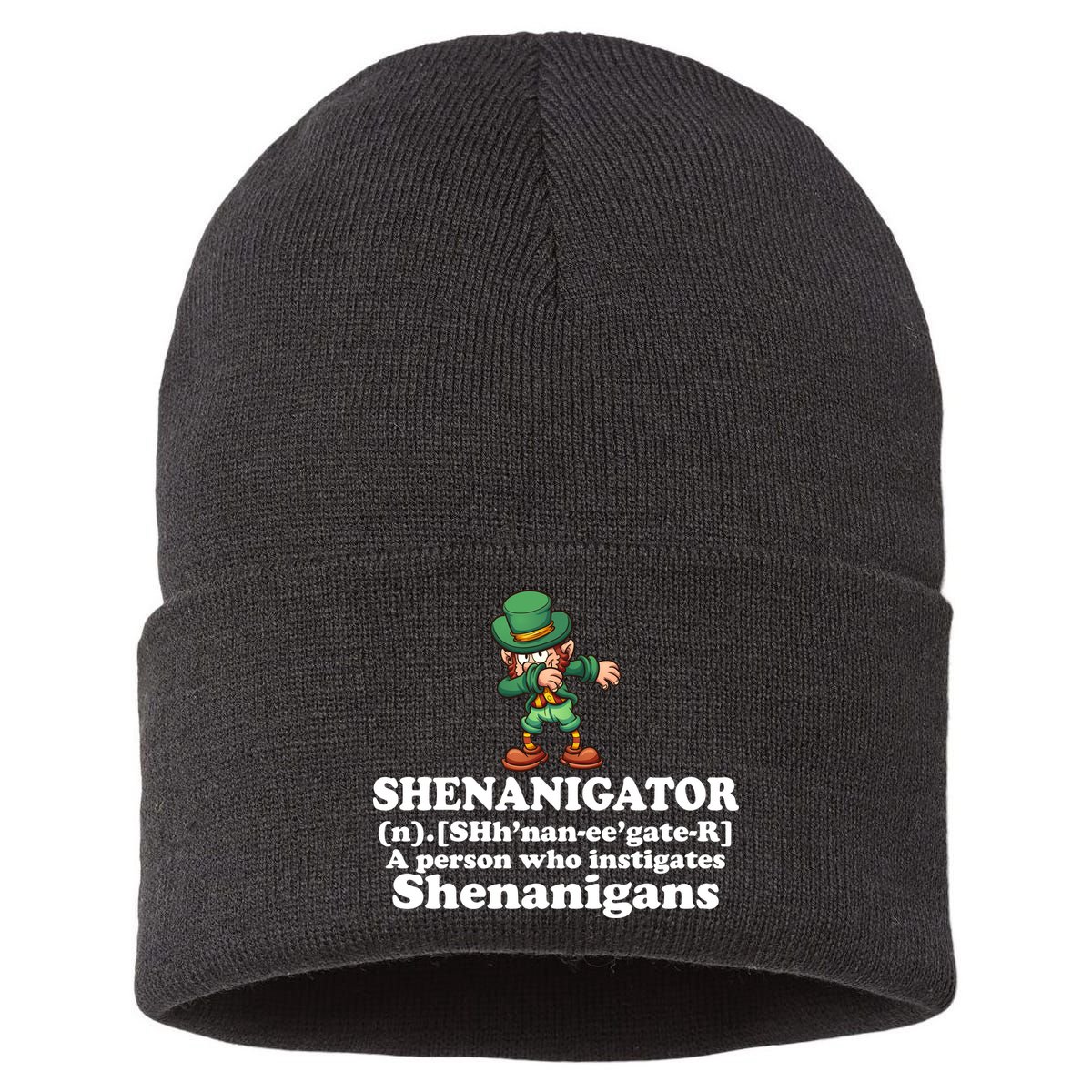 Shenanigator Definition Sustainable Knit Beanie