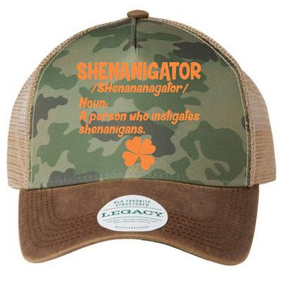Shenanigator Definition Person Instigates Shenanigans  Legacy Tie Dye Trucker Hat