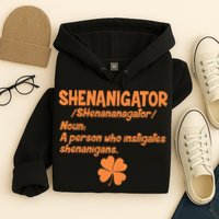 Shenanigator Definition Person Instigates Shenanigans  Hoodie