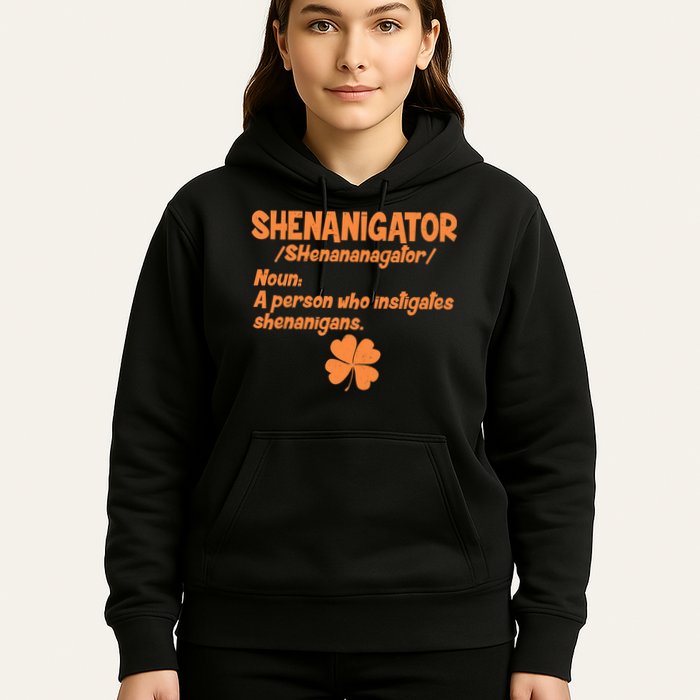 Shenanigator Definition Person Instigates Shenanigans  Hoodie