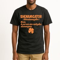 Shenanigator Definition Person Instigates Shenanigans  Tall T-Shirt
