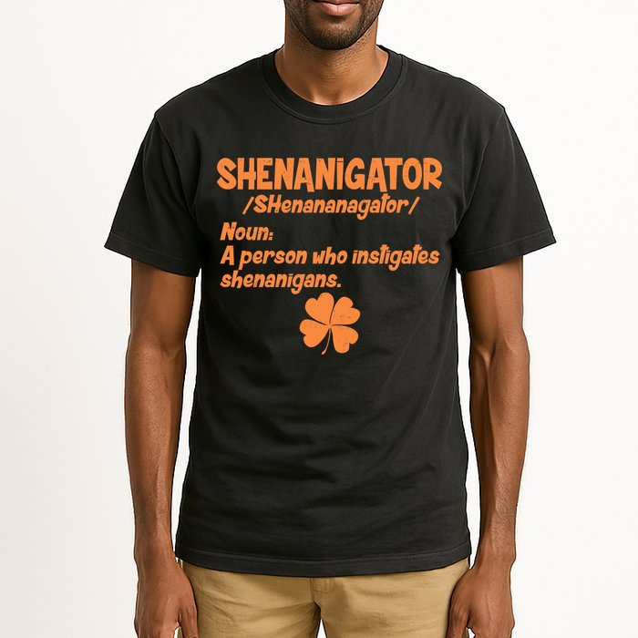 Shenanigator Definition Person Instigates Shenanigans  Tall T-Shirt