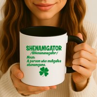 Shenanigator Definition Person Instigates Shenanigans  Mug