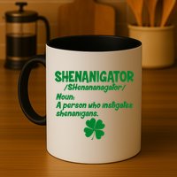 Shenanigator Definition Person Instigates Shenanigans  Mug