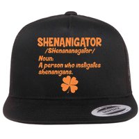 Shenanigator Definition Person Instigates Shenanigans  Flat Bill Trucker Hat