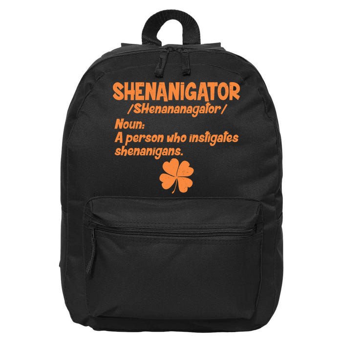 Shenanigator Definition Person Instigates Shenanigans  16 in Basic Backpack