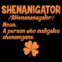 Shenanigator Definition Person Instigates Shenanigans  16 in Basic Backpack