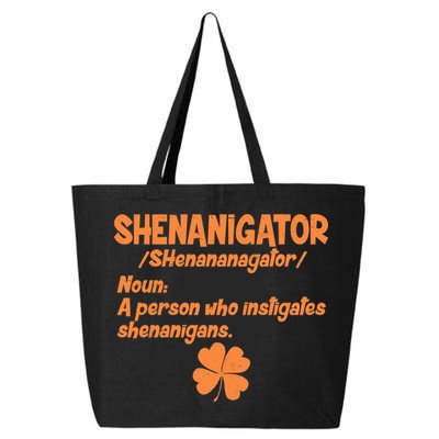 Shenanigator Definition Person Instigates Shenanigans  25L Jumbo Tote