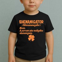 Shenanigator Definition Person Instigates Shenanigans  Toddler T-Shirt