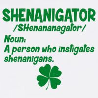 Shenanigator Definition Person Instigates Shenanigans  Garment-Dyed Sweatshirt
