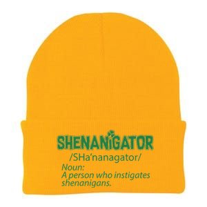 Shenanigator Funny St. Patrick's Day Knit Cap Winter Beanie