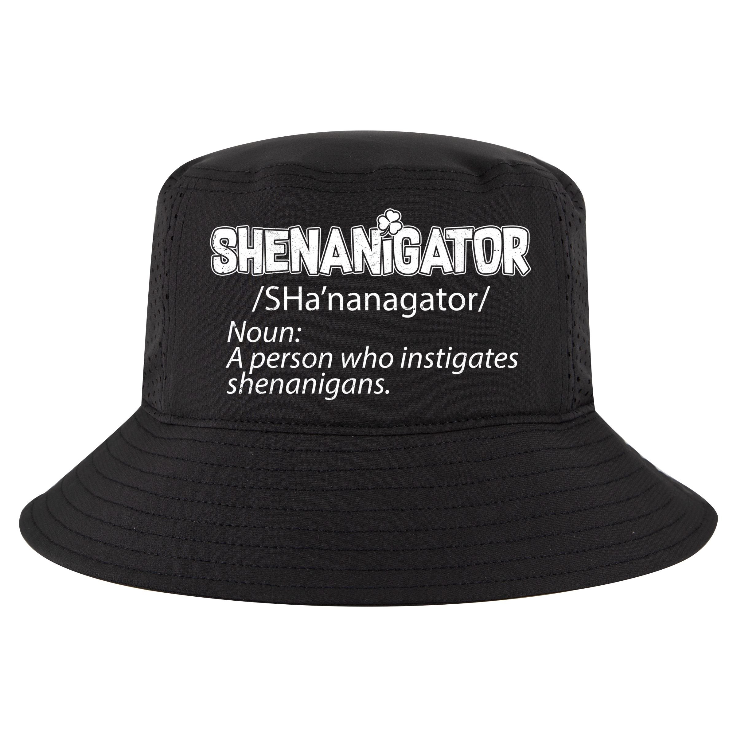 Shenanigator Funny St. Patrick's Day Cool Comfort Performance Bucket Hat