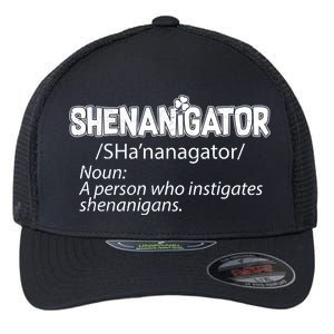 Shenanigator Funny St. Patrick's Day Flexfit Unipanel Trucker Cap