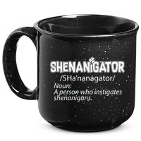 Shenanigator Funny St. Patrick's Day 15oz Campfire Ceramic Mug