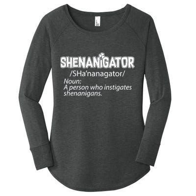 Shenanigator Funny St. Patrick's Day Women's Perfect Tri Tunic Long Sleeve Shirt