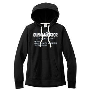 Shenanigator Funny St. Patrick's Day Women's Fleece Hoodie