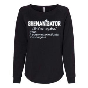 Shenanigator Funny St. Patrick's Day Womens California Wash Sweatshirt