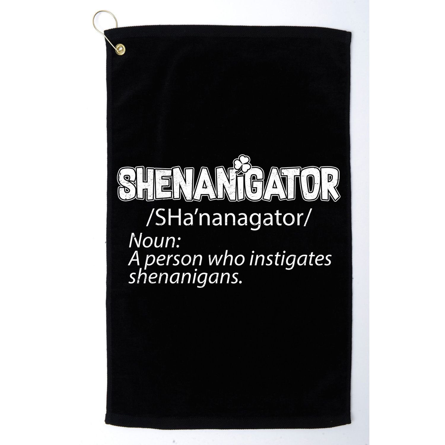 Shenanigator Funny St. Patrick's Day Golf Towel