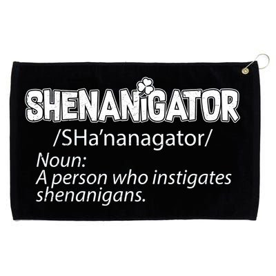 Shenanigator Funny St. Patrick's Day Grommeted Golf Towel