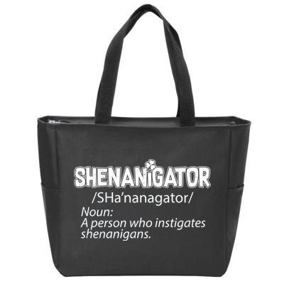 Shenanigator Funny St. Patrick's Day Zip Tote Bag