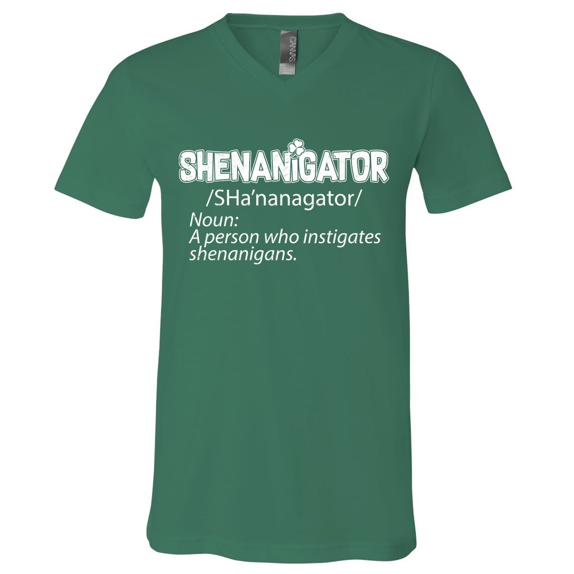 Shenanigator Funny St. Patrick's Day V-Neck T-Shirt