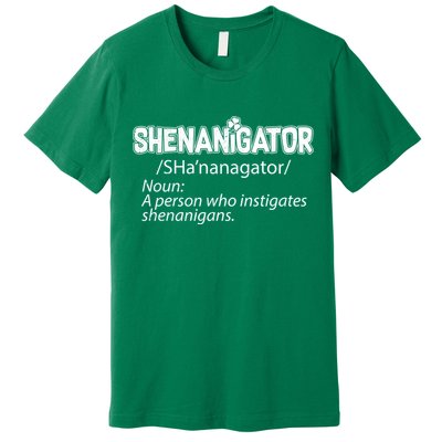 Shenanigator Funny St. Patrick's Day Premium T-Shirt