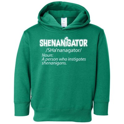 Shenanigator Funny St. Patrick's Day Toddler Hoodie