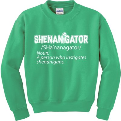Shenanigator Funny St. Patrick's Day Kids Sweatshirt