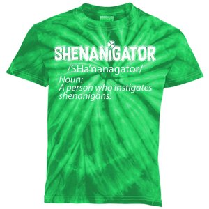 Shenanigator Funny St. Patrick's Day Kids Tie-Dye T-Shirt