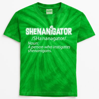 Shenanigator Funny St. Patrick's Day Kids Tie-Dye T-Shirt