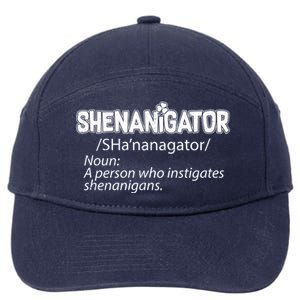 Shenanigator Funny St. Patrick's Day 7-Panel Snapback Hat