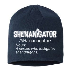 Shenanigator Funny St. Patrick's Day Sustainable Beanie