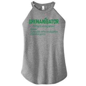 Shenanigator Funny St. Patrick's Day Women's Perfect Tri Rocker Tank