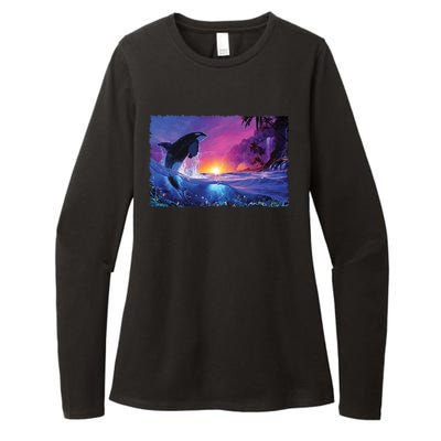 SHEPHERD OF THE SEA II Womens CVC Long Sleeve Shirt