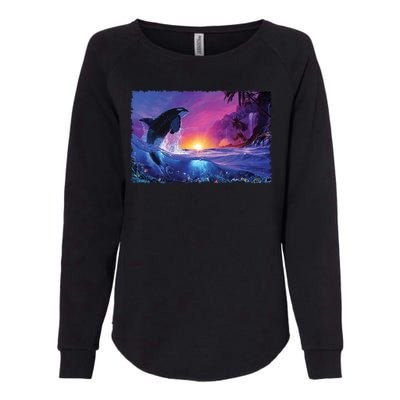 SHEPHERD OF THE SEA II Womens California Wash Sweatshirt