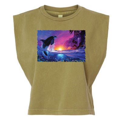 SHEPHERD OF THE SEA II Garment-Dyed Women's Muscle Tee