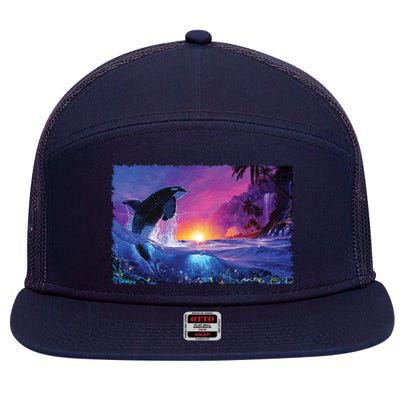 SHEPHERD OF THE SEA II 7 Panel Mesh Trucker Snapback Hat