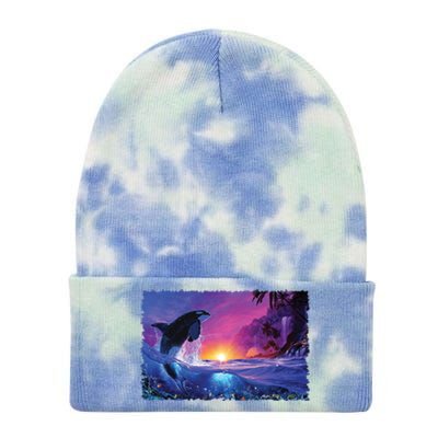 SHEPHERD OF THE SEA II Tie Dye 12in Knit Beanie