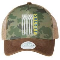 Sheriff American Flag Protect And Serve Legacy Tie Dye Trucker Hat