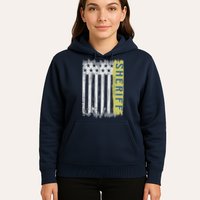 Sheriff American Flag Protect And Serve Hoodie