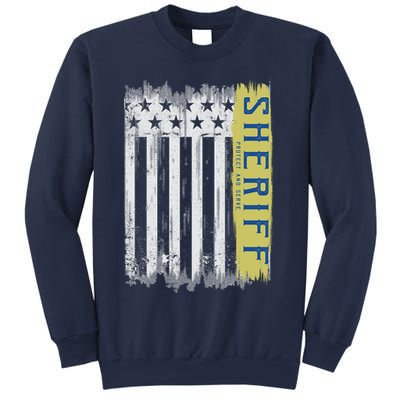 Sheriff American Flag Protect And Serve Sweatshirt