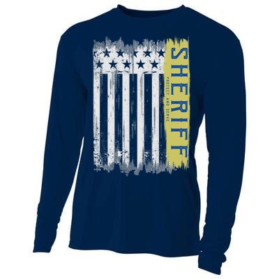 Sheriff American Flag Protect And Serve Cooling Performance Long Sleeve Crew