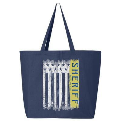 Sheriff American Flag Protect And Serve 25L Jumbo Tote