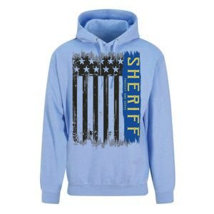 Sheriff American Flag Protect And Serve Unisex Surf Hoodie