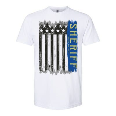 Sheriff American Flag Protect And Serve Softstyle CVC T-Shirt