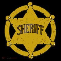 Sheriff Badge Flexfit Unipanel Trucker Cap