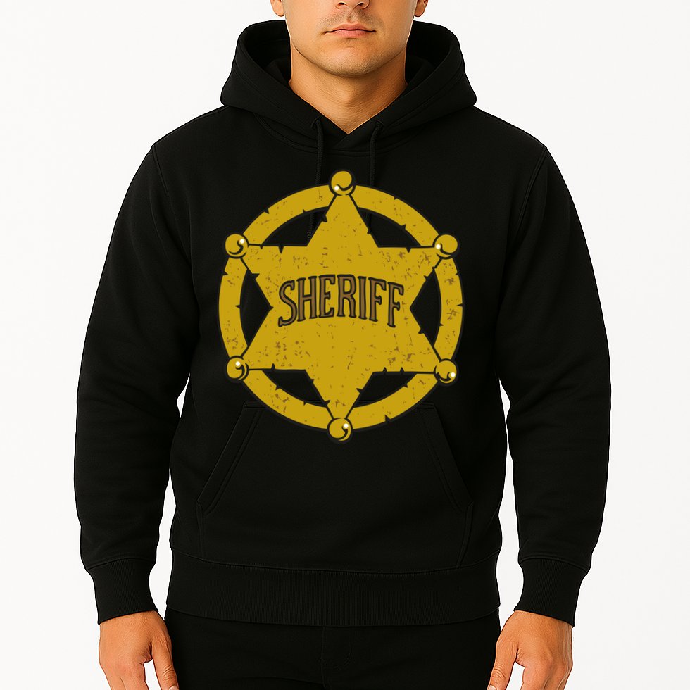 Sheriff Badge Hoodie