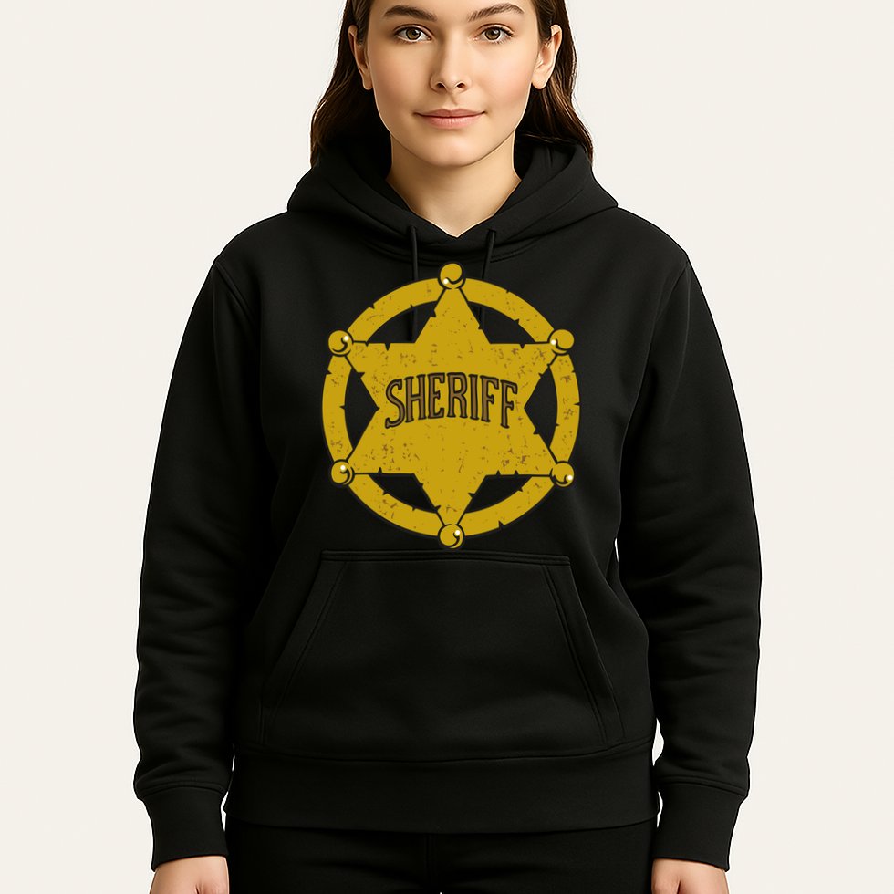 Sheriff Badge Hoodie