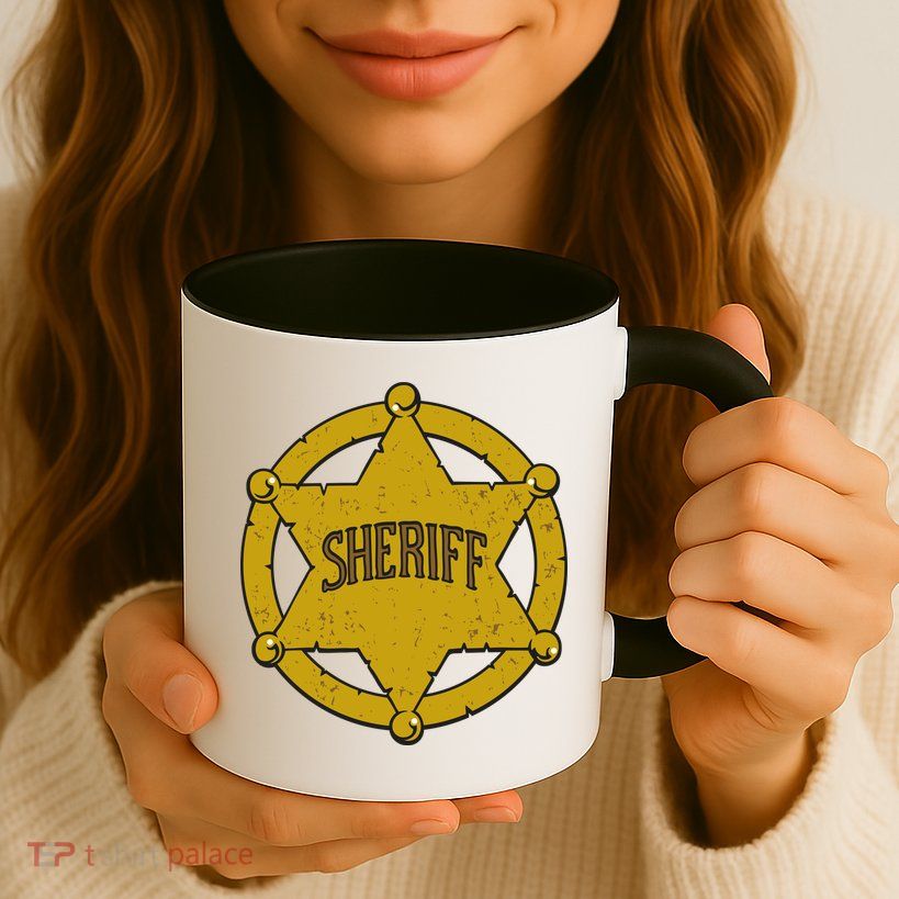 Sheriff Badge Mug
